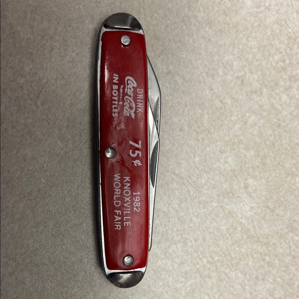 Coca-Cola Red Collectible Knife
